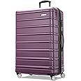 Samsonite Omni 2 Hardside Expandable Luggage with Spinner Wheels, Checked-Large 28-Inch, Purple