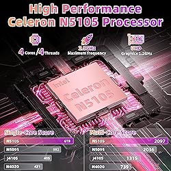 Rumtuk 16" Rose Gold Laptop, Celeron N5105
