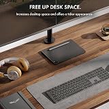 VonHaus Dual Monitor Stand 13-32 inch Desk Clamp 75x75 100x100 VESA view 3