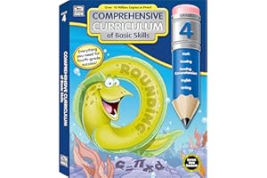 Carson Dellosa Comprehensive Curriculum of Basic Skills 4th Grade Workbook, Reading Comprehension, Language Arts, Spelling, Grammar, Math, and Writing Practice, Classroom or Homeschool Curriculum