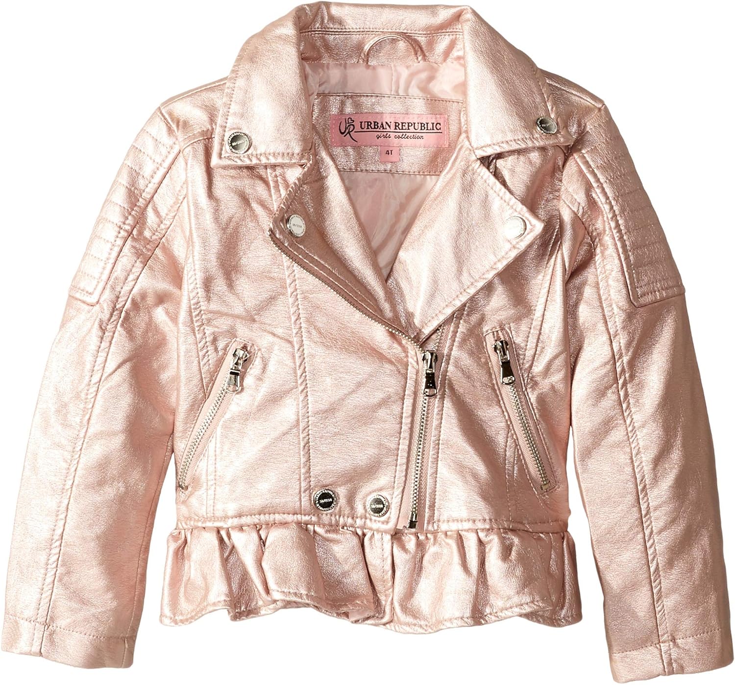 infant faux leather jacket