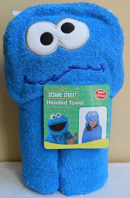 sesame street hooded towel