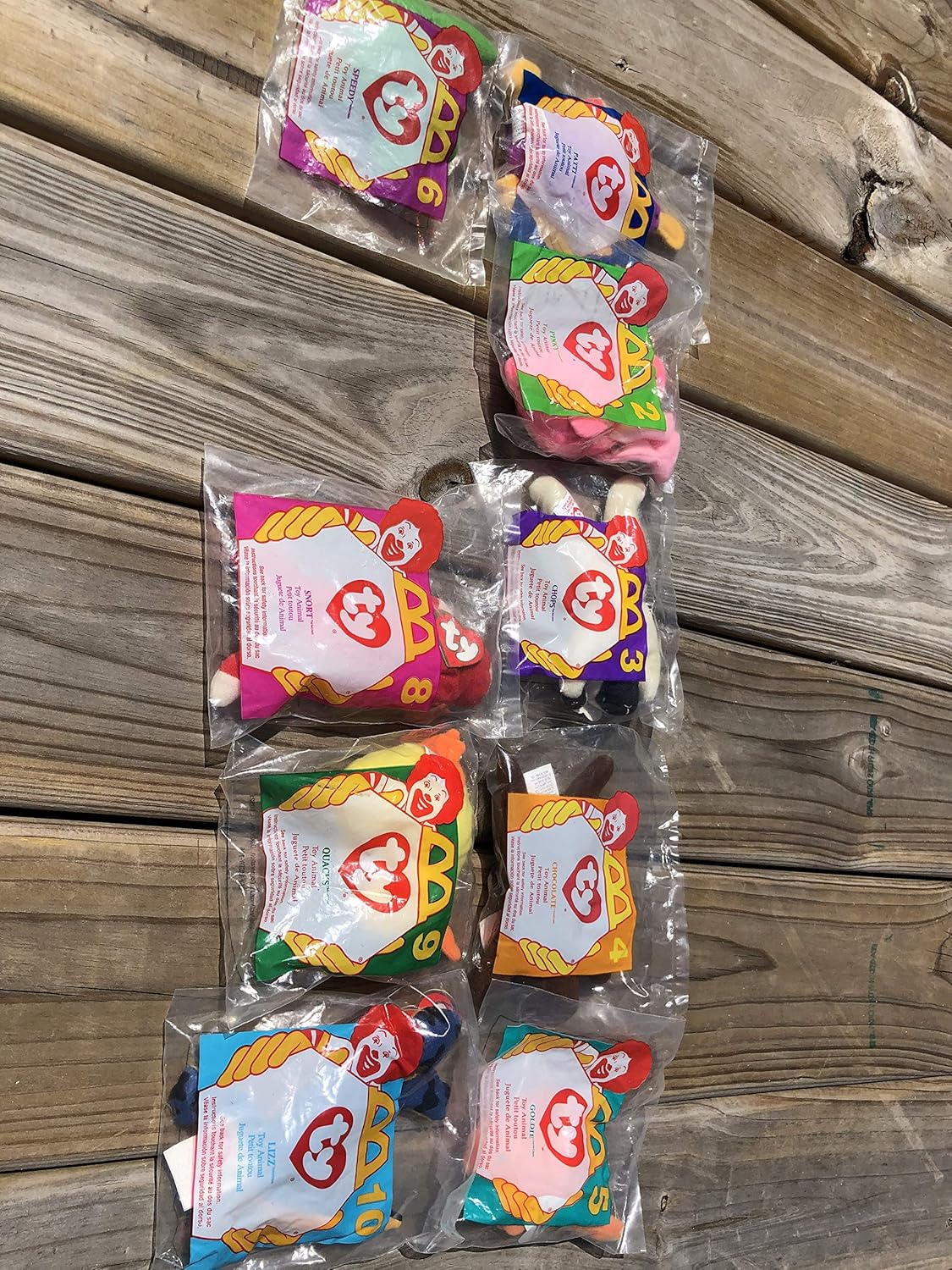 1996 mcdonalds beanie babies