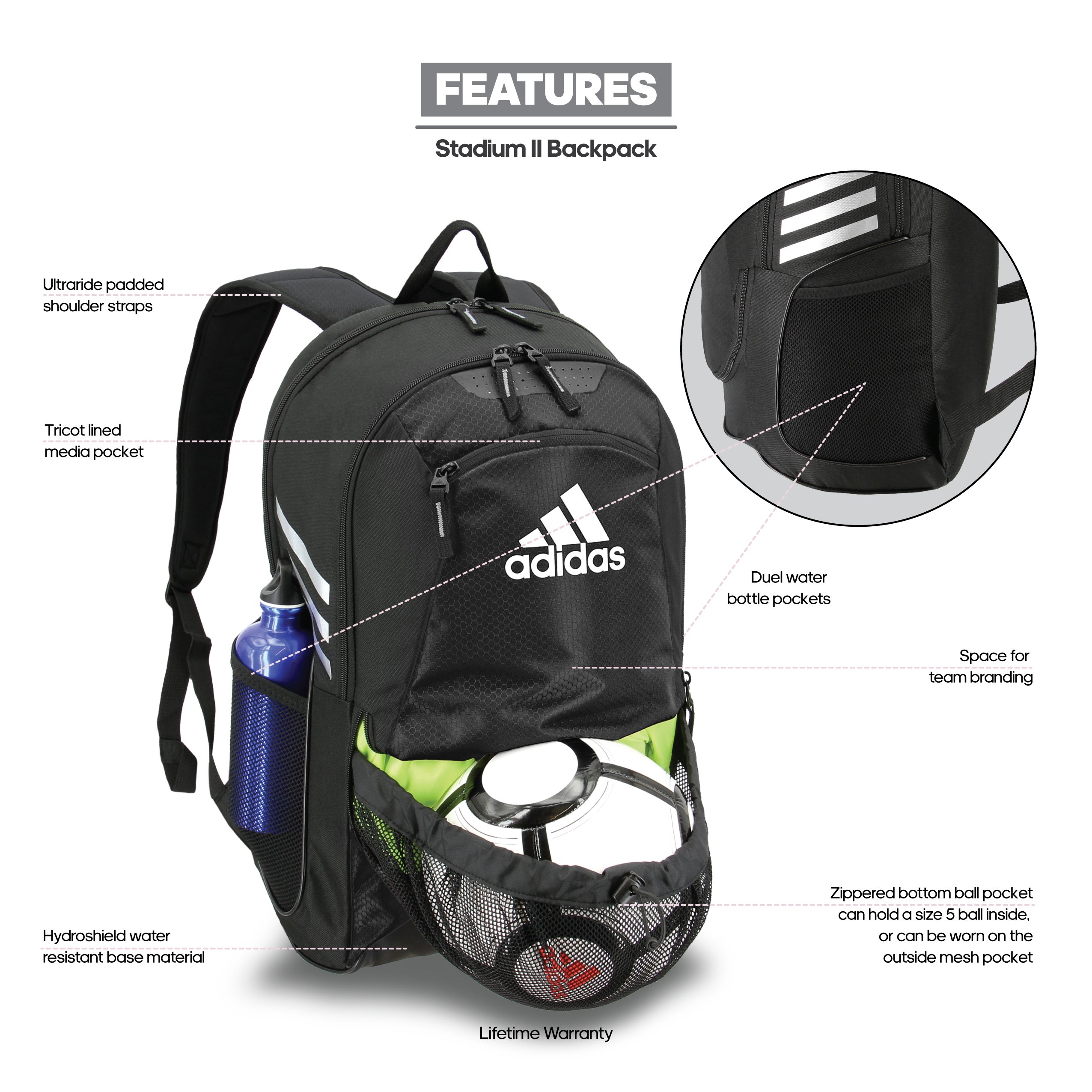 adidas Stadium II Backpack BSA Soar