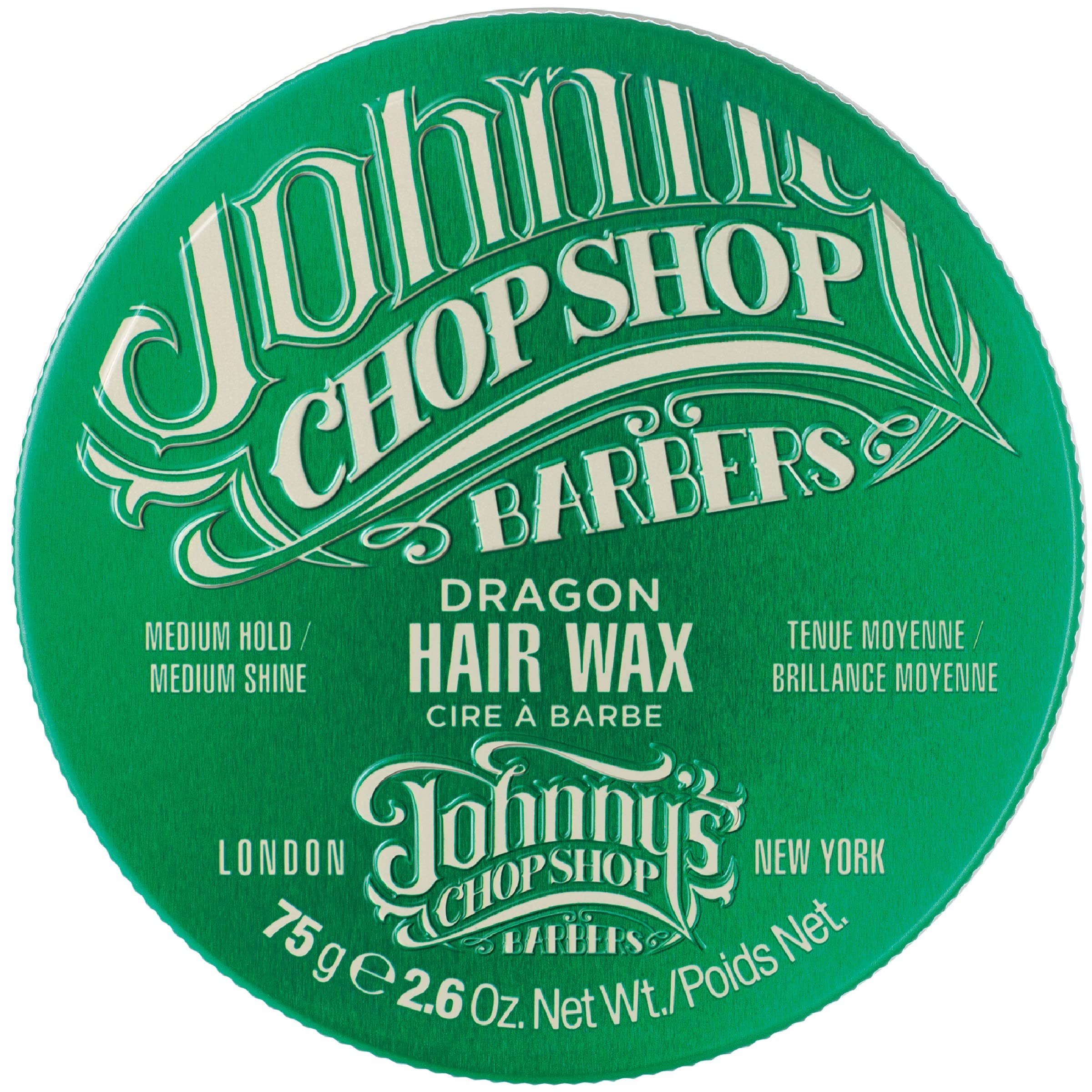 Johnny's Chop Shop - Dragon Wax, Medium Hold Hair Styler, Non Greasy (75g) Pack of 1