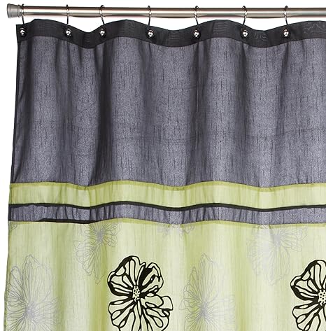 Popular Bath Shower Curtain Tonya Collection Sage Amazon In