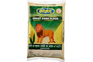 Brar Sweet Corn Flour - 4 LB Bag / 1.81 KG