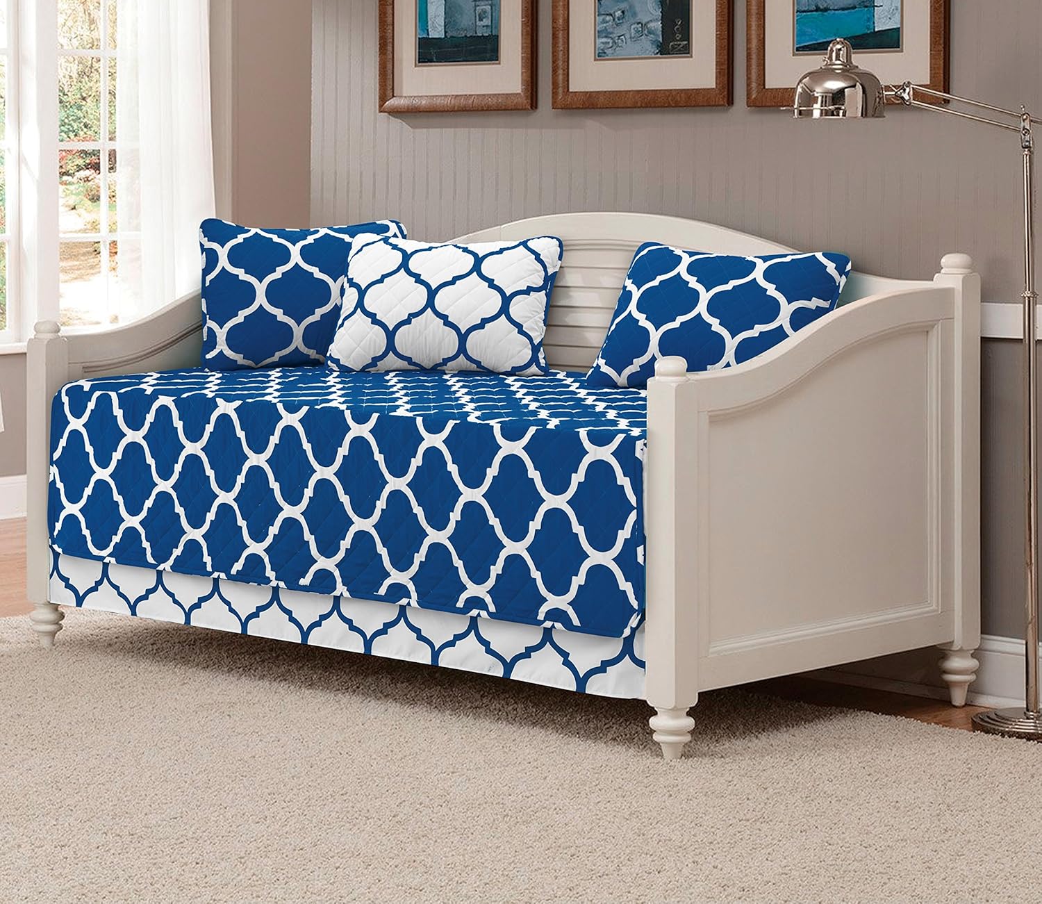 Mk Collection 5pc Daybed Modern Elegant Bedspread Cover Set