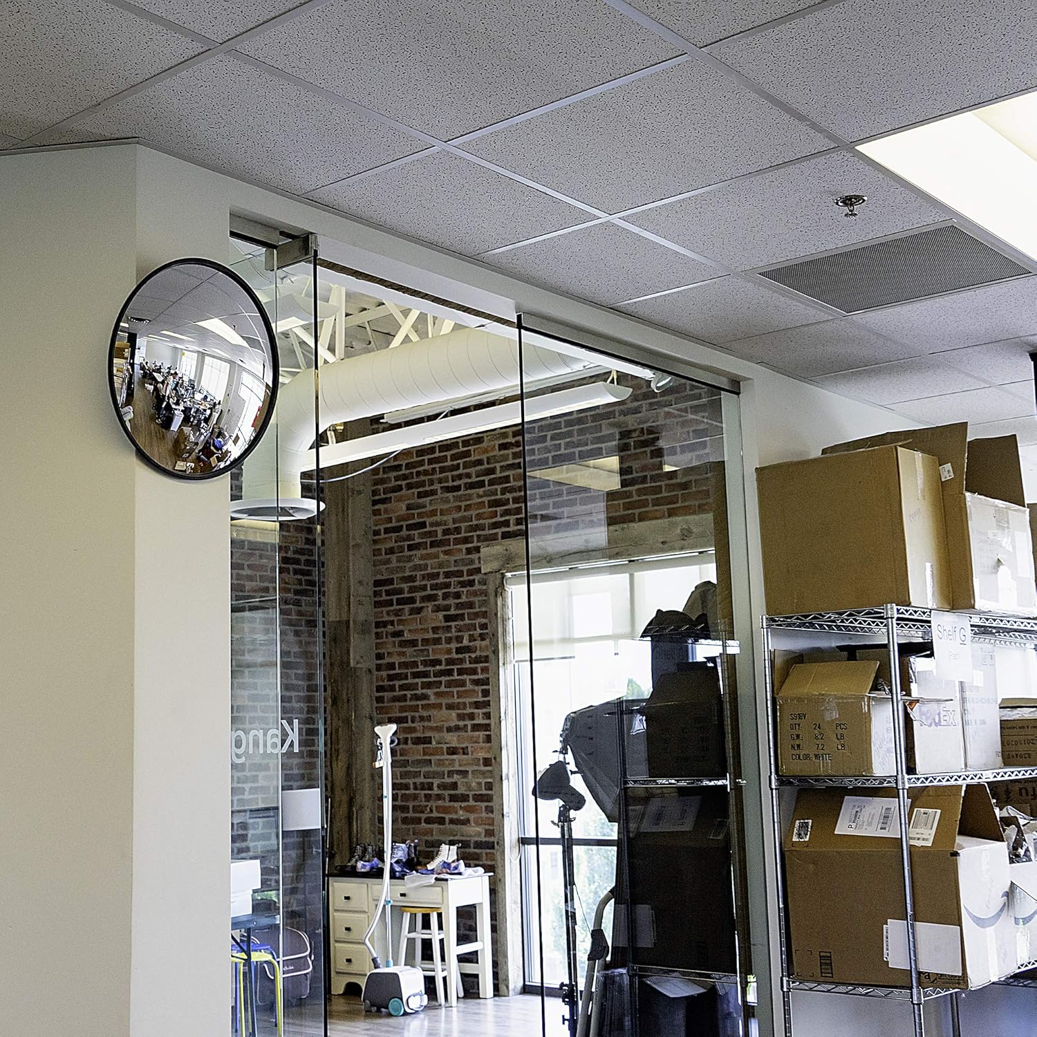 26” Acrylic outdoor Convex Mirror - Vision Metalizers: Home Improvement