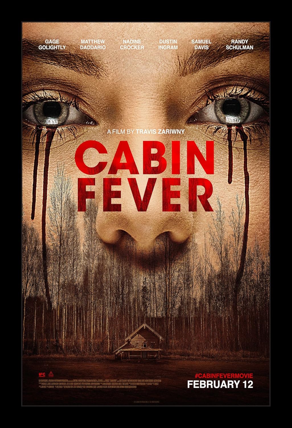 Amazon Com Cabin Fever 11x17 Framed Movie Poster By Wallspace