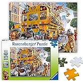 Ravensburger - Pet School Pals - 150 Piece Jigsaw Puzzle - Colorful Canine Antics - Bold, Bright Imagery - Ideal Gift - Premium Quality - Screen-Free Fun - MESH Accredited for Kids Age 7+