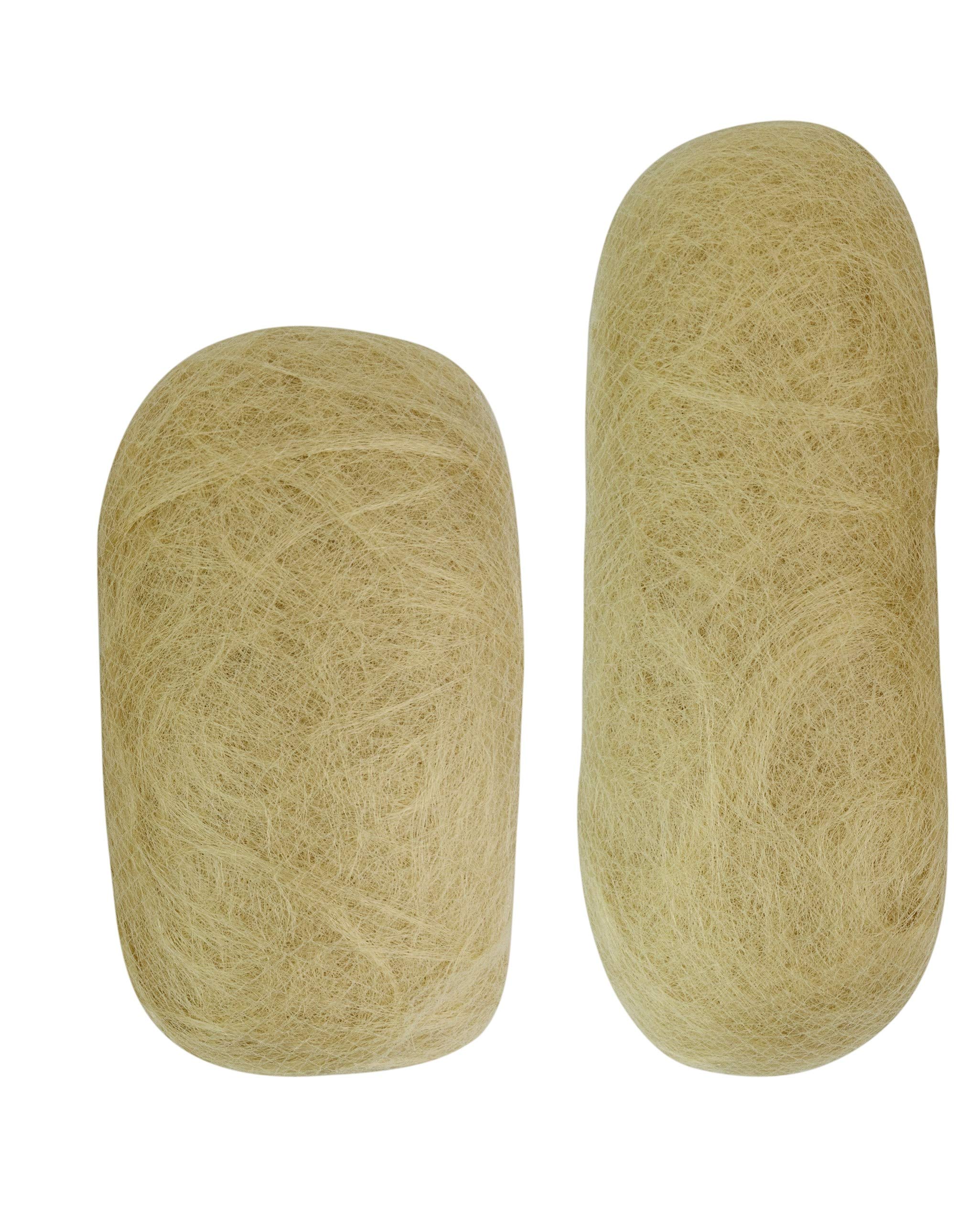 House of Luxx 2 x Volume Hair Pads Padding for Bun Styler Hair Style Updo Hair extensions (Blonde)