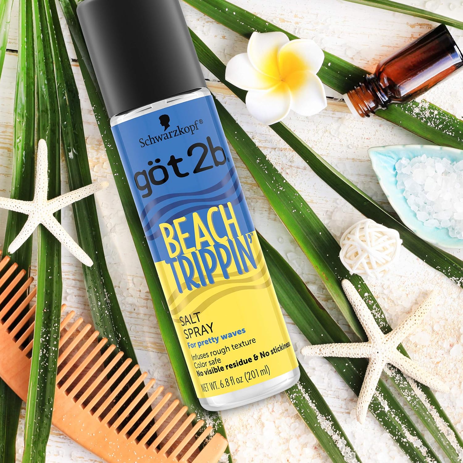 Got2b Beach Trippin' Salt Spray, Hair Spray, 6.8 Fl Oz : Beauty