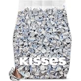 BulkKisses Milk Chocolate Candy - 200 SilverKisses Chocolate Individually Wrapped - ChocolateKisses Candy Bulk - Bulk Chocolate for Weddings, Party Favors, Candy Buffets, &amp; Office Treats - 2 Pounds