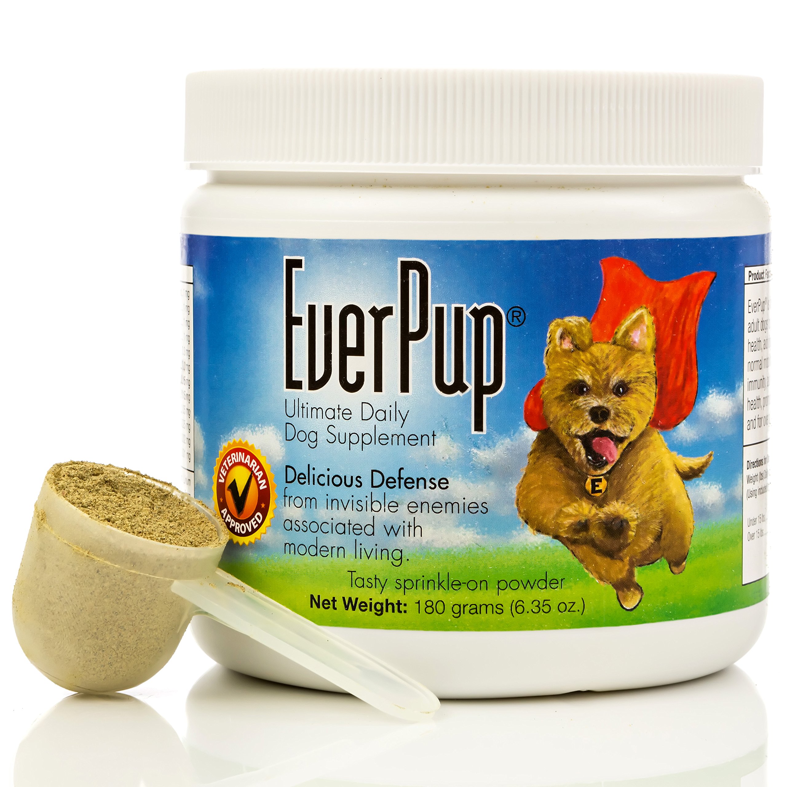 Functional Nutriments Everpup Ultimate Daily Dog Supplement with Glucosamine, Prebiotics, Probiotics, Apoptogens, Vitamins and Minerals for Healthy Joints, Immunity, Digestion and Skin