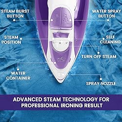 Utopia Home Steam Iron for Clothes With Non-Stick