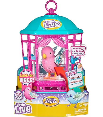 Live Animals Little Live Pets My Really Real Talking Bird Toy