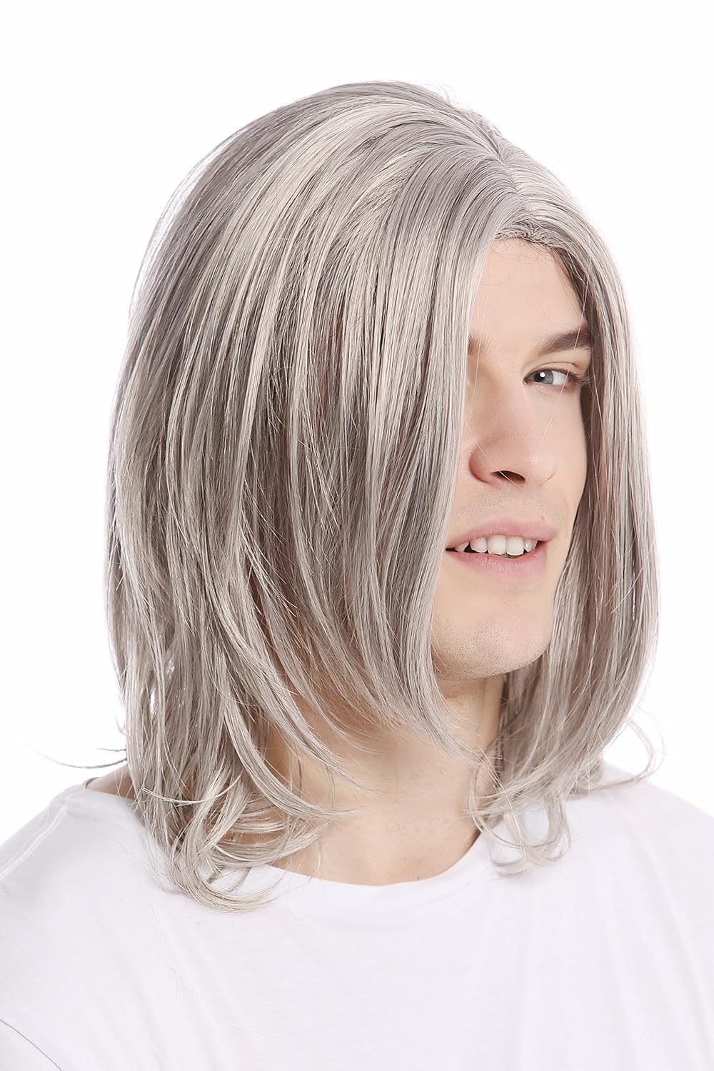 Wig Me Up Gfw891 51 Men Gents Wig Long Straight Middle Parting
