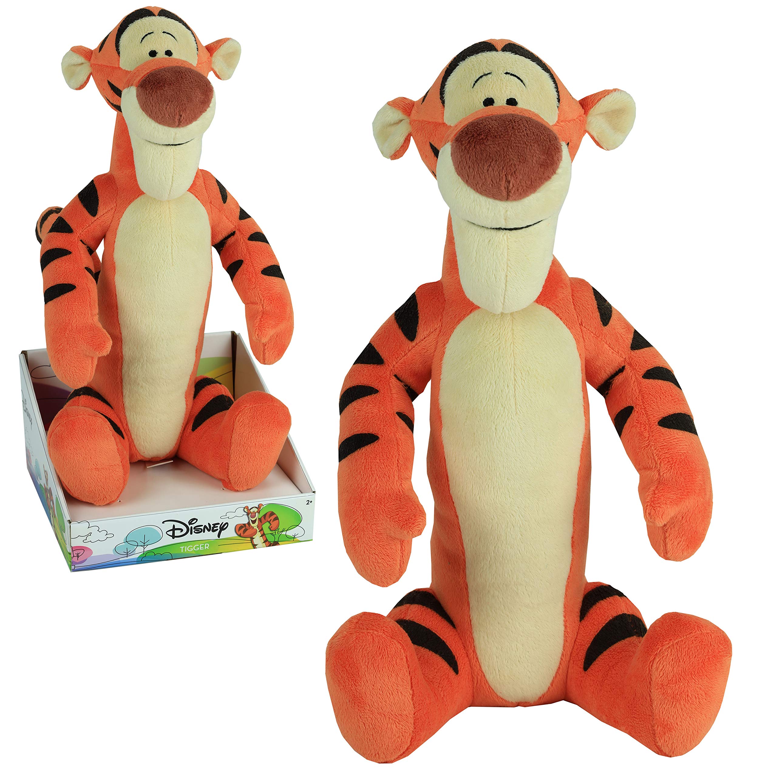 Photo 1 of Disney Classics Friends Large 13.5-Inch Plush Tigger from Winnie the Pooh, Stuffed Animal, Tiger, Kids Toys for Ages 2 Up by Just Play