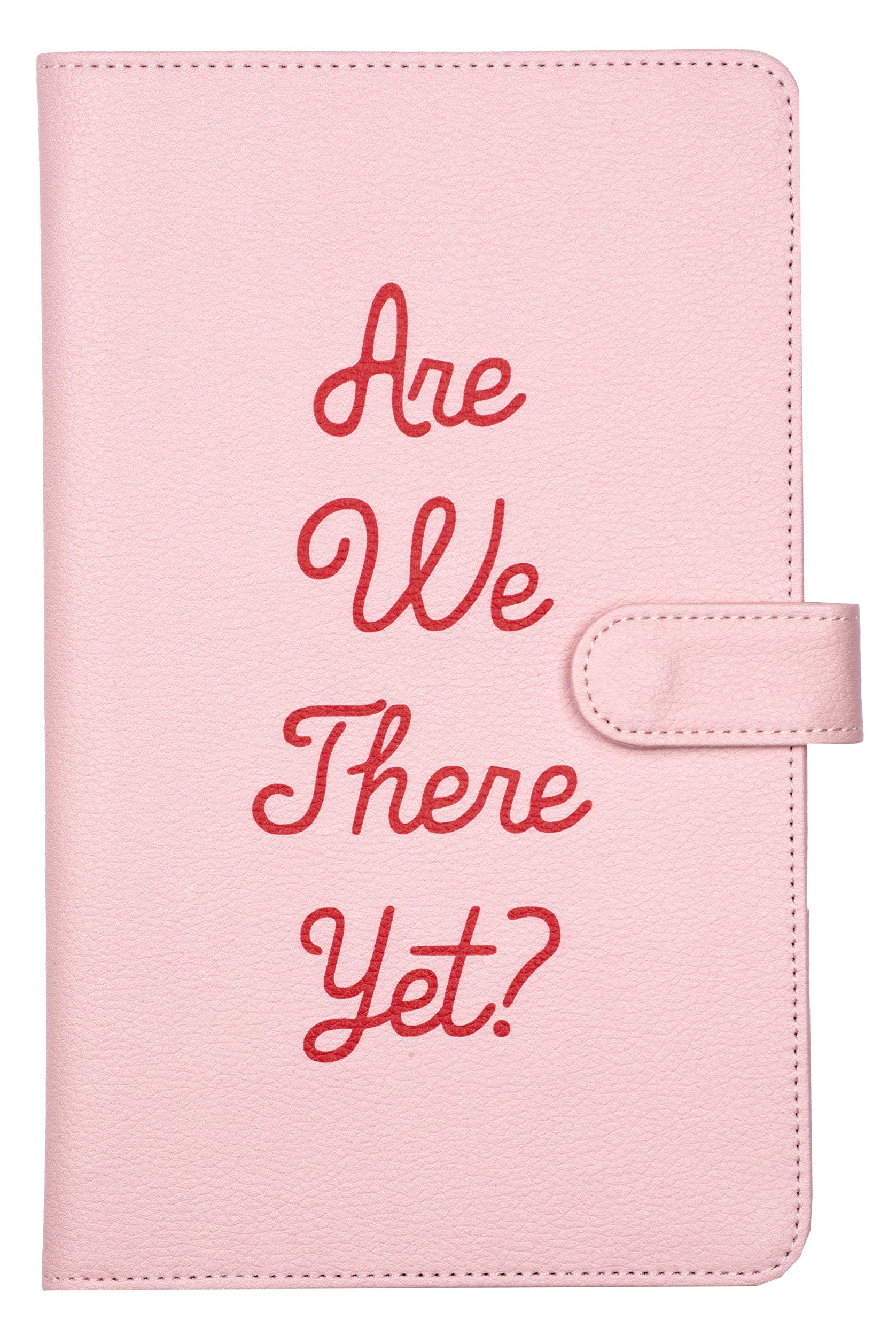 Vivid Hue Travel Wallet – Passport & ID Card Holder with Coin Pocket | PU Leather Organizer for Travel Essentials | 3 Designs (are We There Yet)