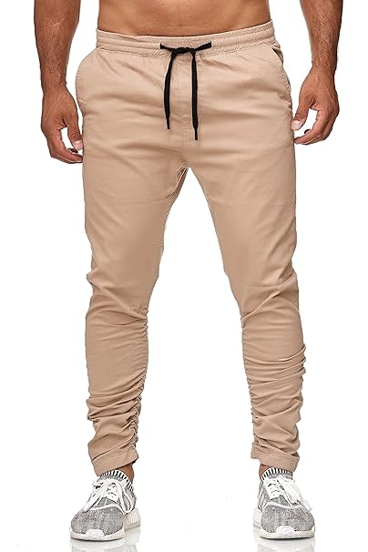 Reslad Chino-Hose Herren Jogging-Jeans Chino Freizeithose Jogginghose RS-2082