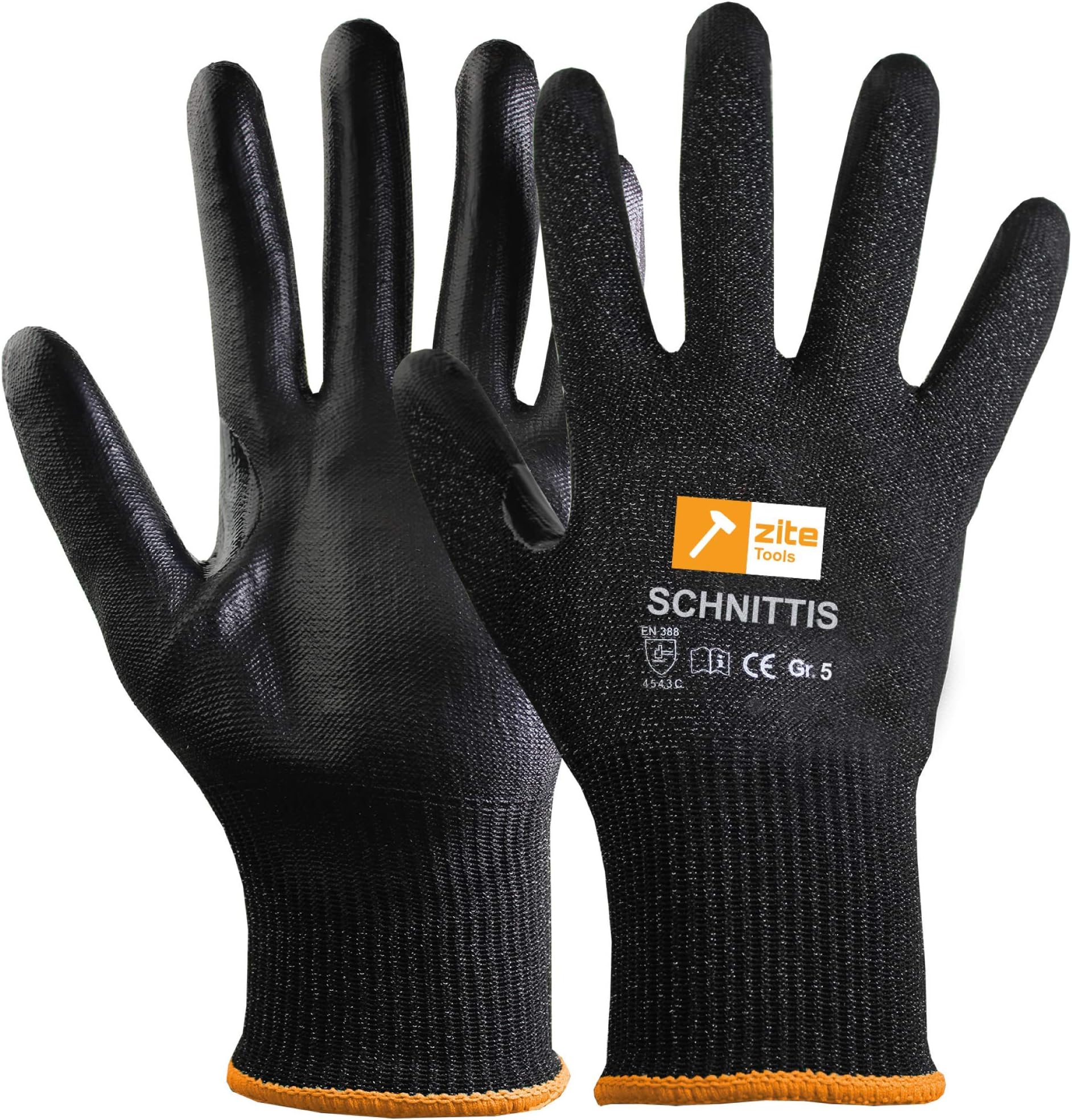 ZiteTools Cut Resistant Gloves - Children Size 5 - EN388 Level 5/5 - For Wood Carving Whittling and More