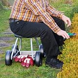 UPP Garden Trolley - Knee Protection, Max Load 130kg, 40cm Height view 2