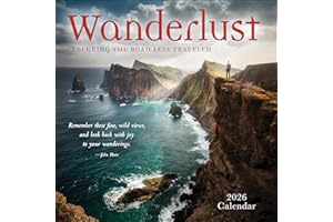 Wanderlust 2026 Wall Calendar: Trekking the Road Less Traveled