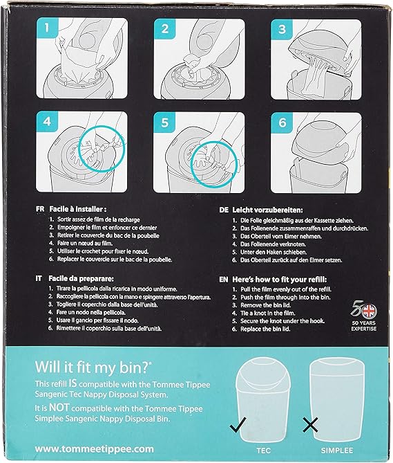 amazon tommee tippee sangenic refill