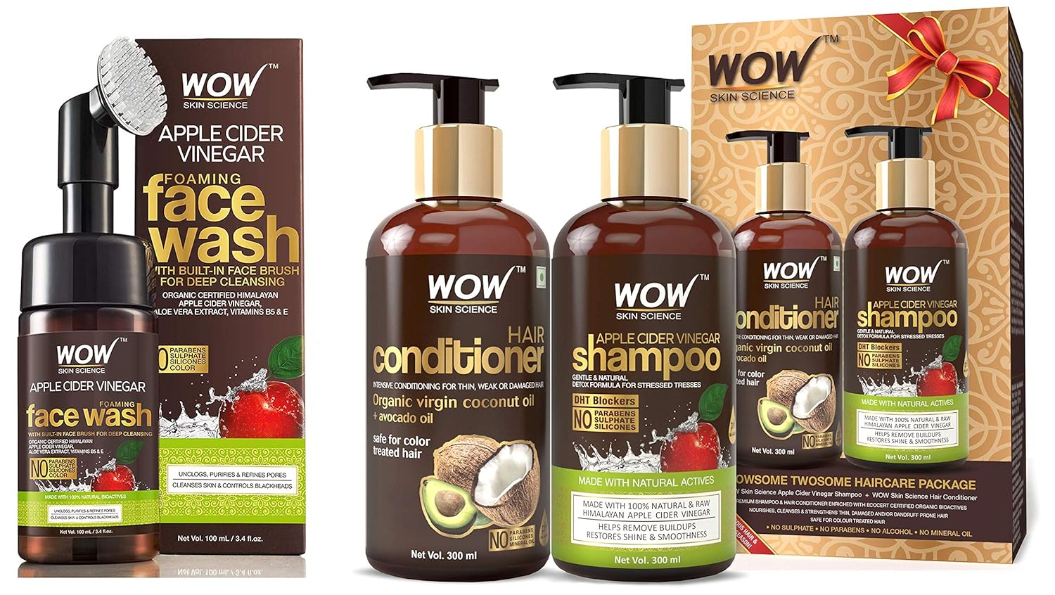 wow apple cider vinegar face wash