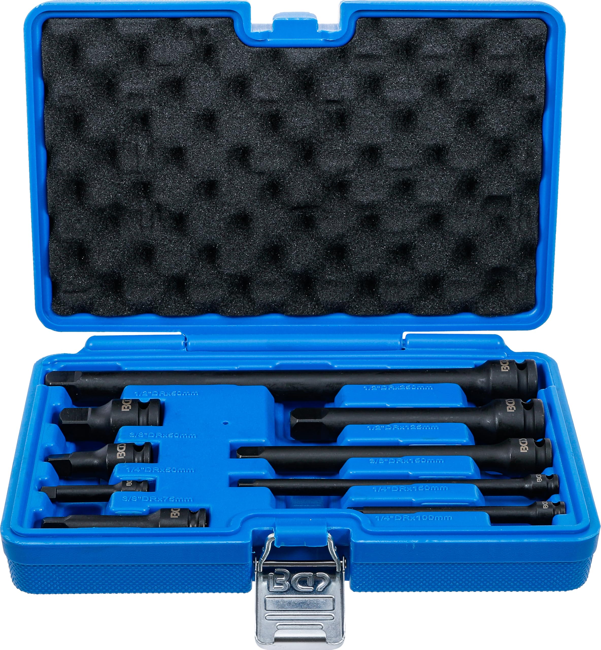 BGS 25145 | Impact Extension Bar Set | 6.3 mm (1/4") / 10 mm (3/8") / 12.5 mm (1/2") | 9 pcs.