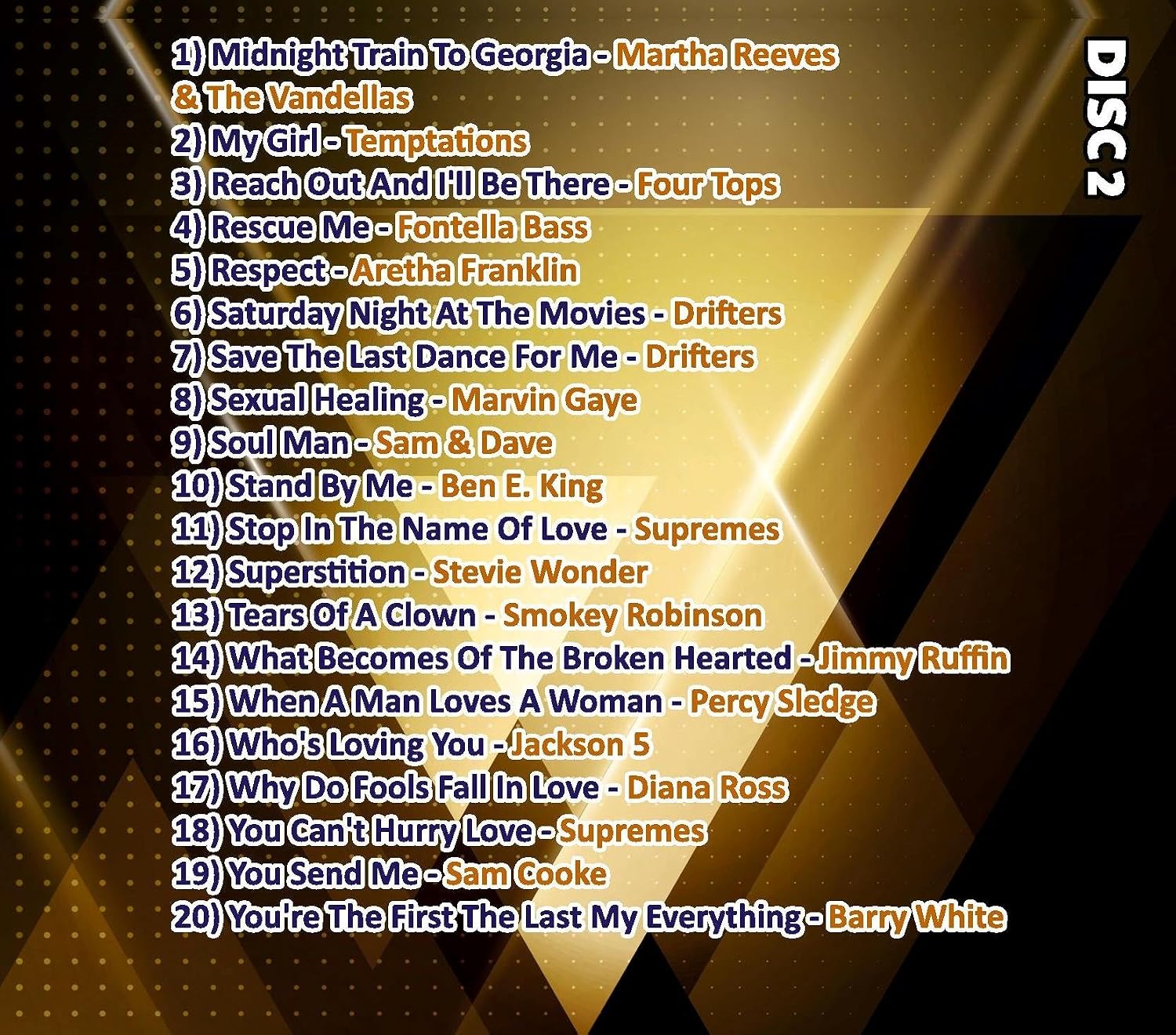 Mr Entertainer Big Karaoke Hits of Soul - Double CD+G (CDG) Pack. 40 Top Songs, Multicolour - Image 4