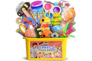 FUN KIDZ Gift Fidget Box Toys Pack for Kids 3-12, FunKidz Sensory Toys for Boys Girls Age 7-12 Autistic Children in Mystery Storage Portable Box