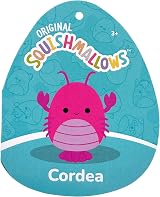 Squishmallows Original 7.5-Inch Cordea the Hot Pink Lobster Plush view 9