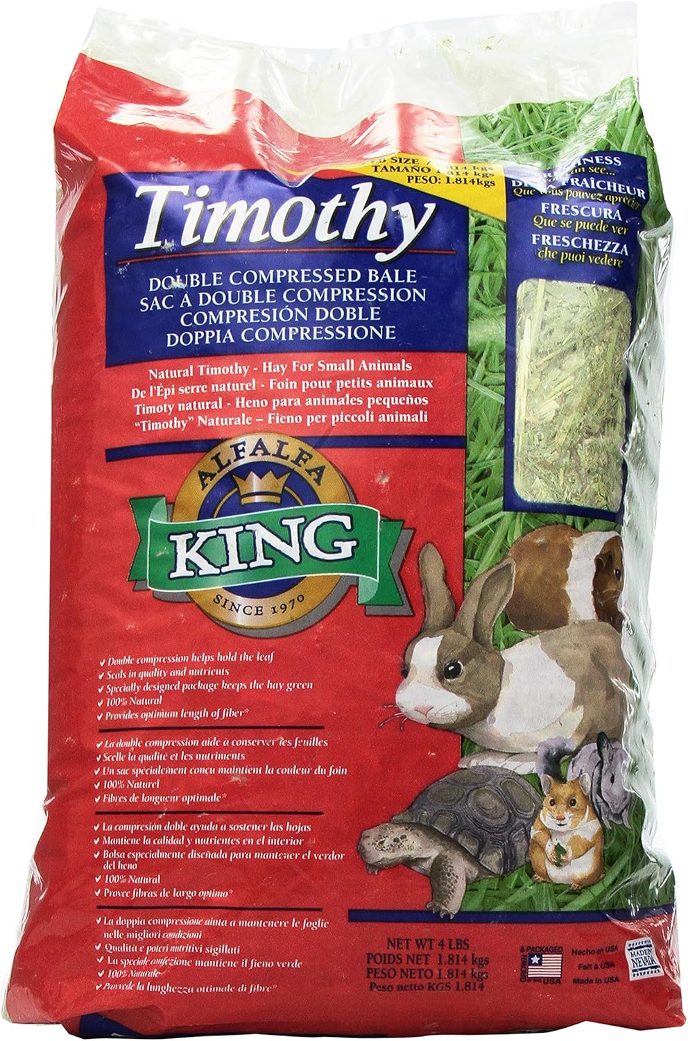 compressed timothy hay for rabbits