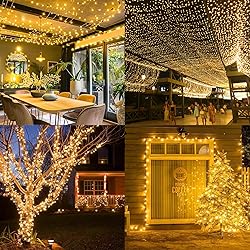 KNONEW 403ft 1000 LED Christmas String Lights