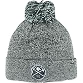 ZHATS NBA Unisex-Adult NBA Officially Licensed Beanie Pom Nimbus Grayscale