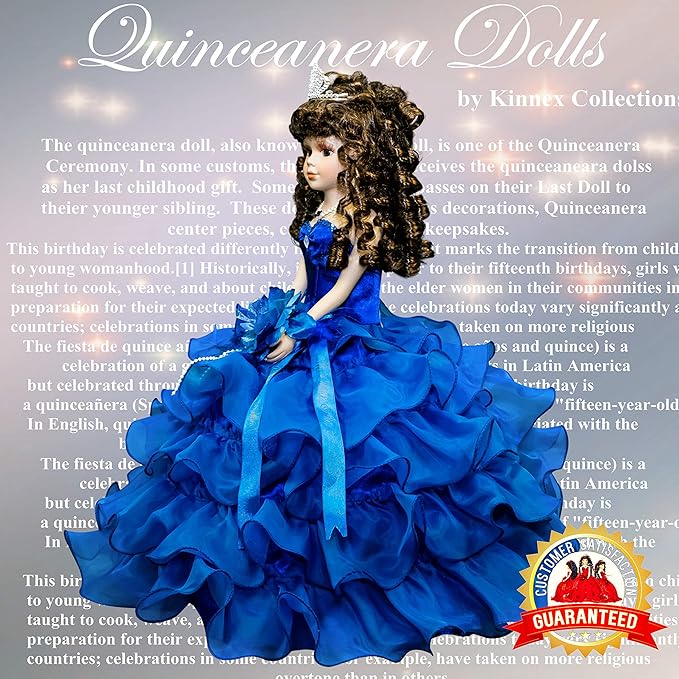 quinceanera dolls royal blue