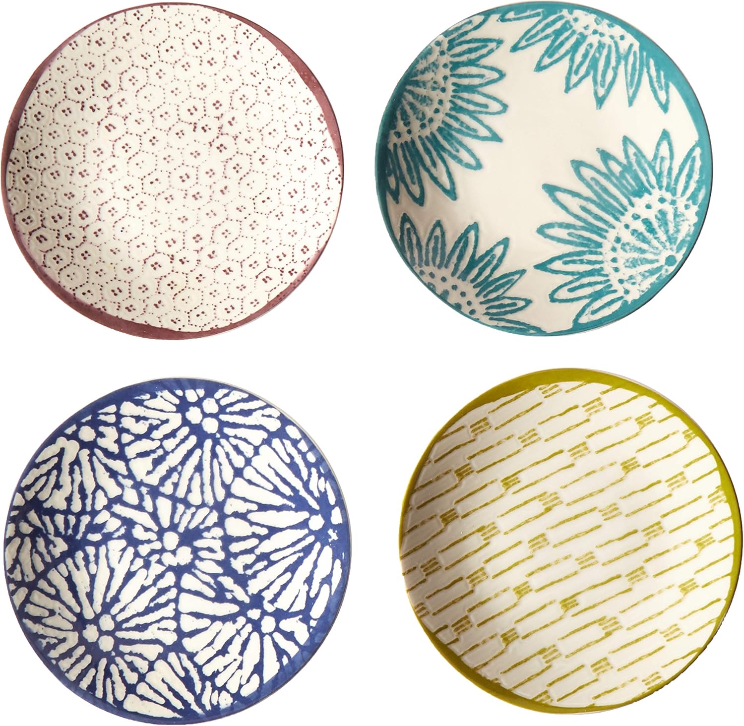 Lenox Market Place Dessert Plates, Set of 4
