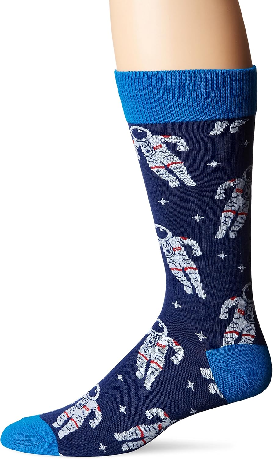 Socksmith Mens Crew Socken"Astronaut" Marine One Size Amazon.de Küche