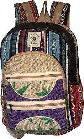 small hemp backpack