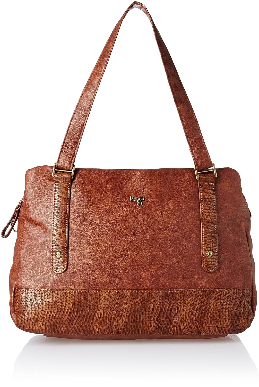 baggit women's satchel (rust)