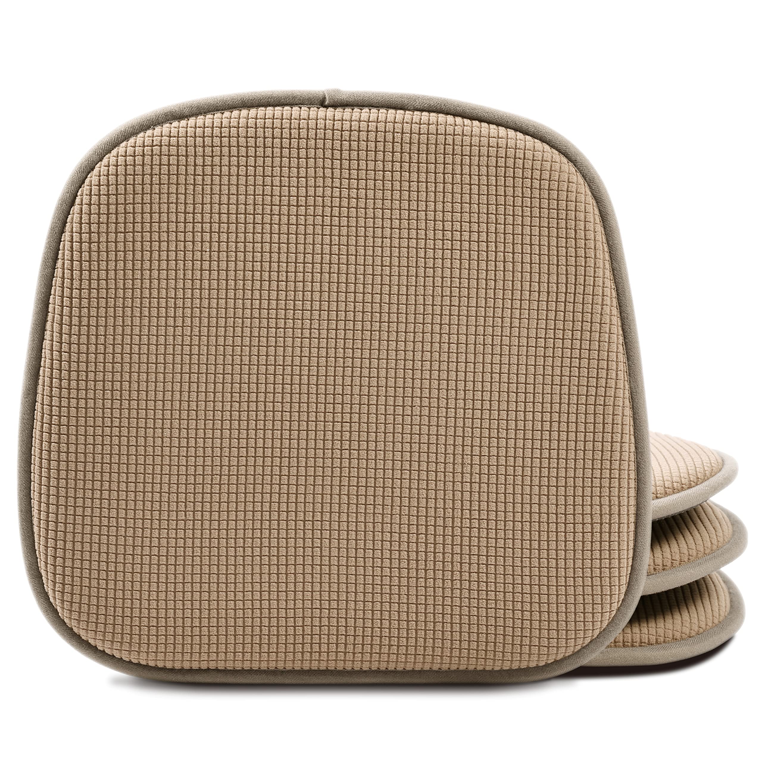 Photo 1 of Shinnwa Kitchen Seat Cushions Set of 4, Non Slip Dining Chair Cushions, U-Shaped Indoor Chair Pads, 4 Pack, 15 x 16 Inches, Brown