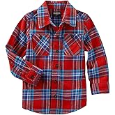 OshKosh B'gosh Boys Woven Buttonfront 21506411, Plaid, 2T