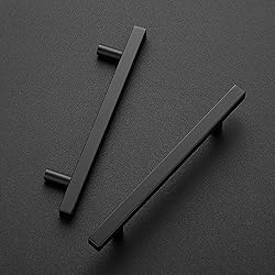 Ravinte Black Cabinet Handles 10 Pack 5 inch Matte