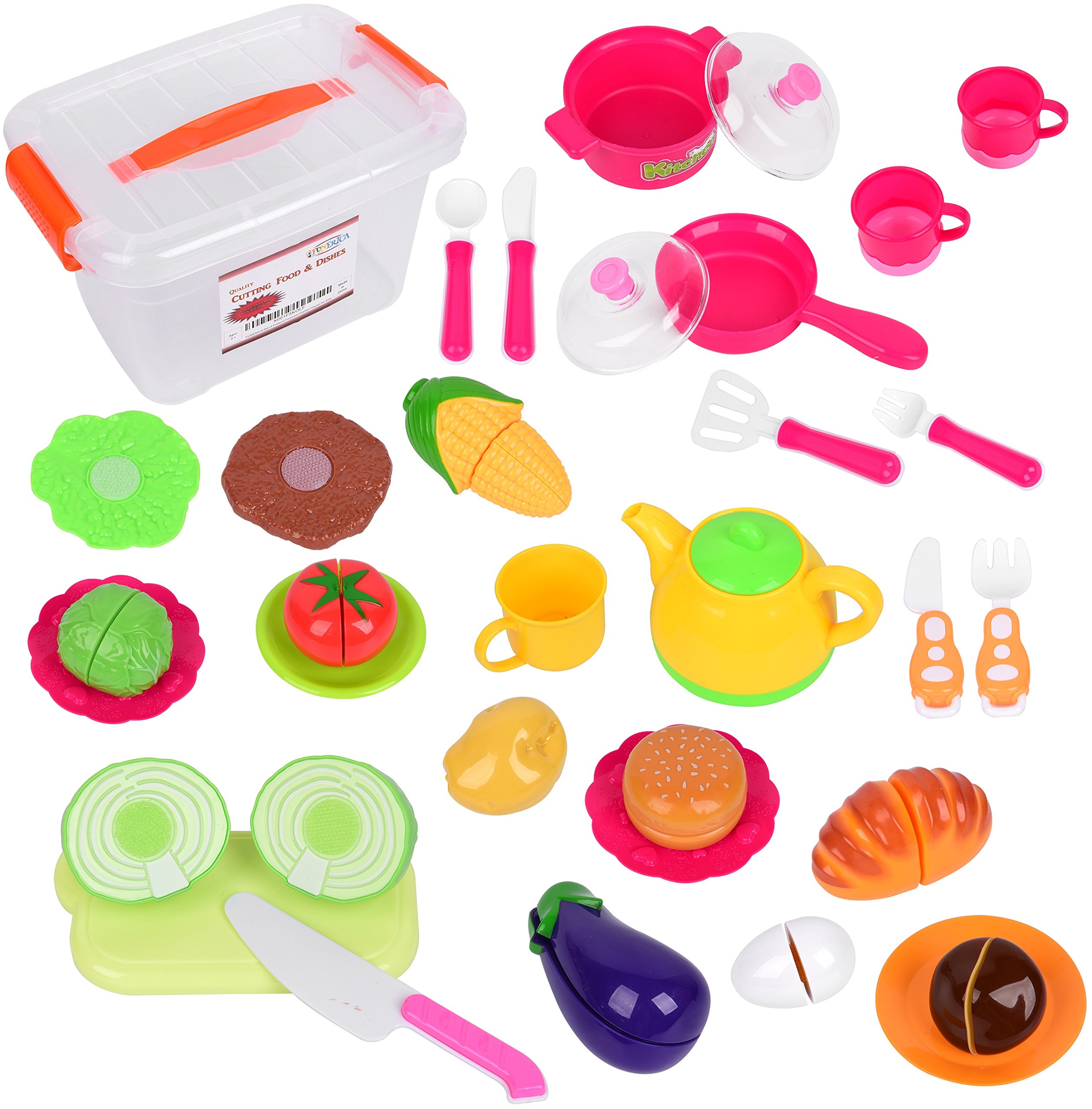 play food and dishes