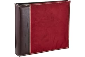 Pioneer Photo Albums Reliure de scrapbooking 30,5 x 30,5 cm avec couverture en suédine - Bordeaux
