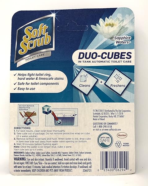 4CT SAPPH TOILET CUBES