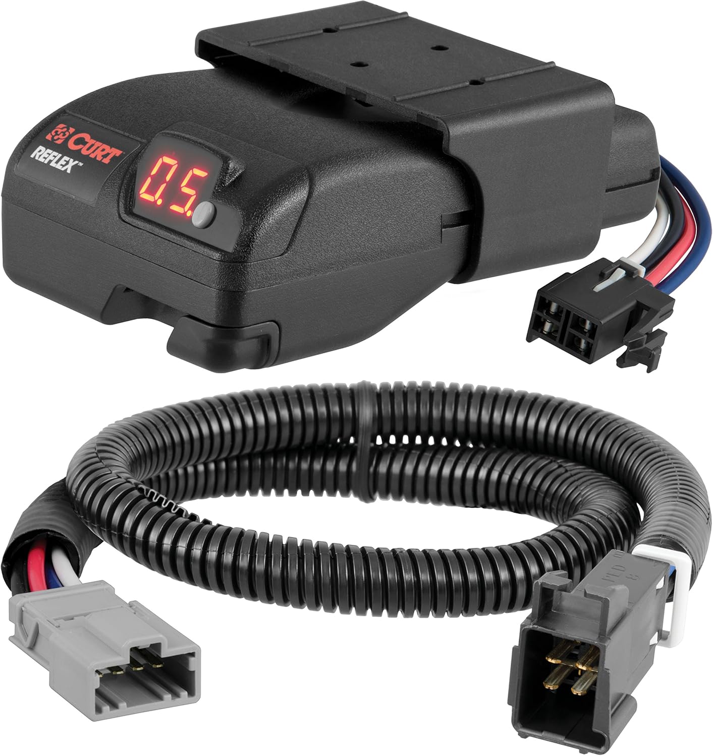 CURT Reflex Brake Controller & Wiring Kit for Honda Pilot, Ridgeline