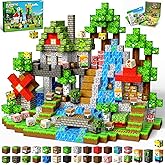 Magnetic Blocks, 150PCS Magnetic Building Blocks, Stacking Magnets for Kids, Sensory Toy for STEM Constructions Magnet Blocks for Boys Girls Age 3+, Christmas Birthday Gifts, Green Villager Forest